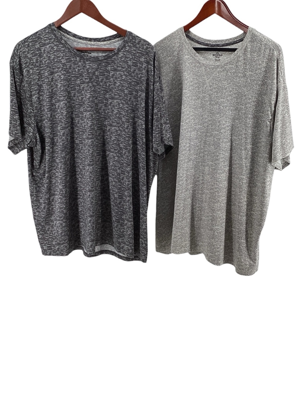 💚 Set Of 2 Mountain Ridge Short Sleeve Crew Neck T-Shirt - Size XXL